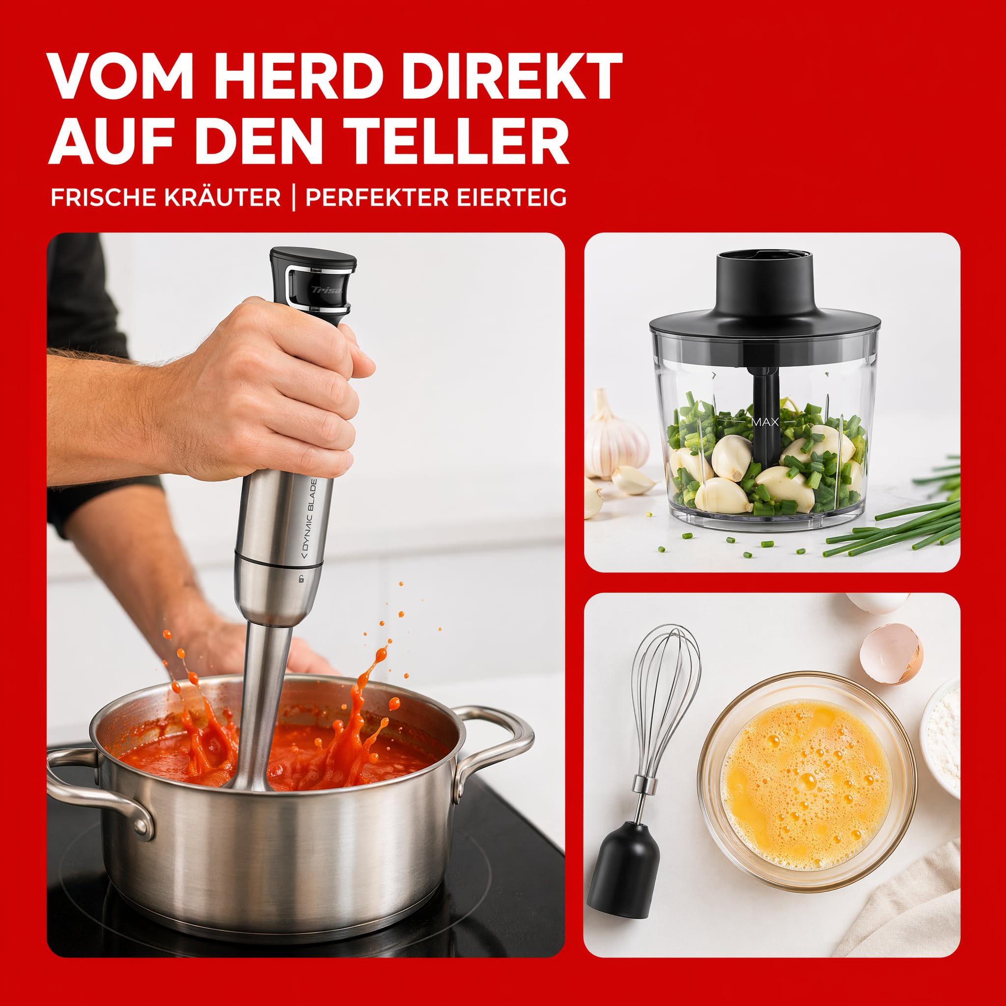 trisa-dynamic-blade-stabmixer-set-1500w-4-in-1-edelstahl image 4