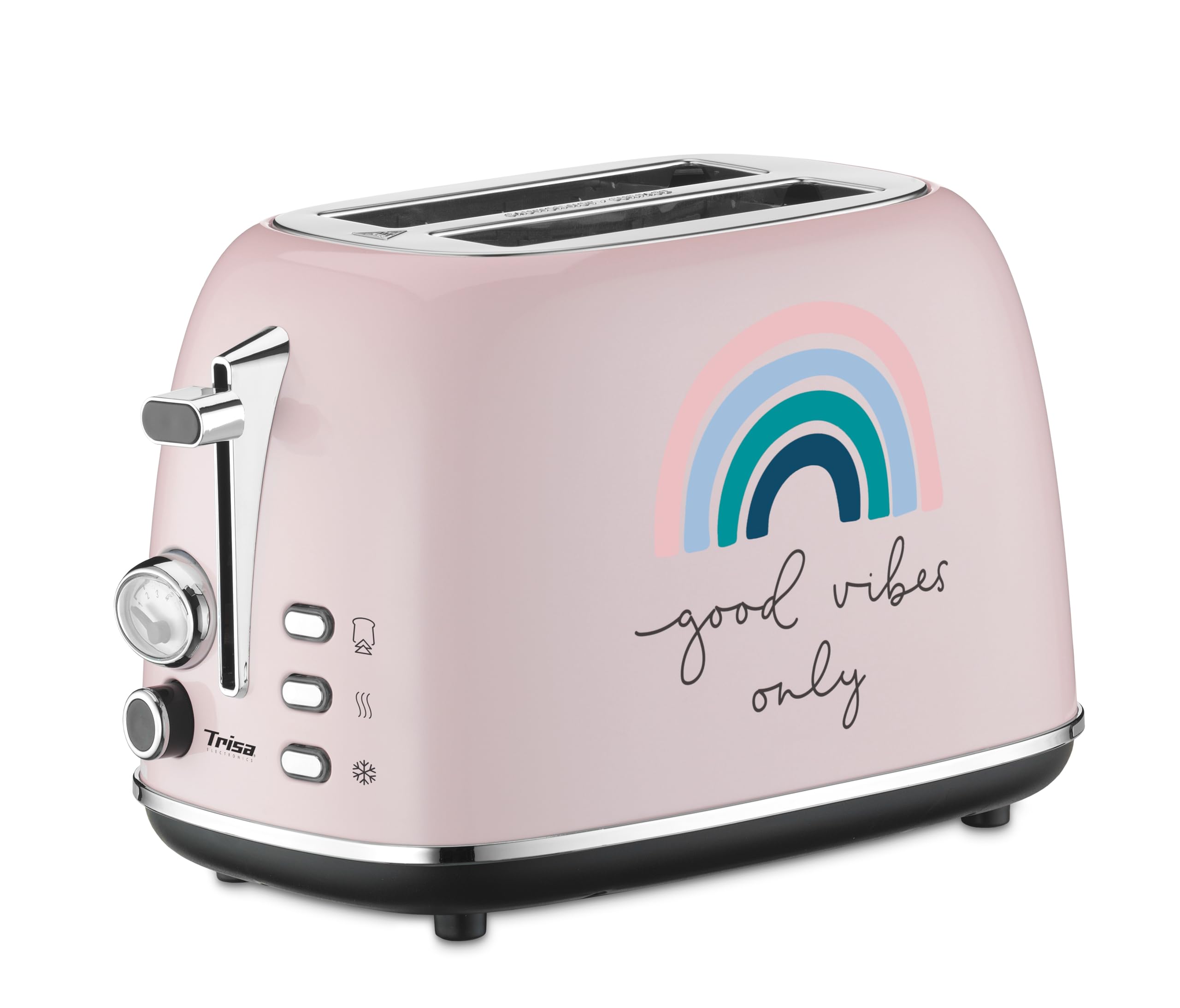 trisa-good-vibes-toaster-2-scheiben-rosa-800w-graffiti image 2