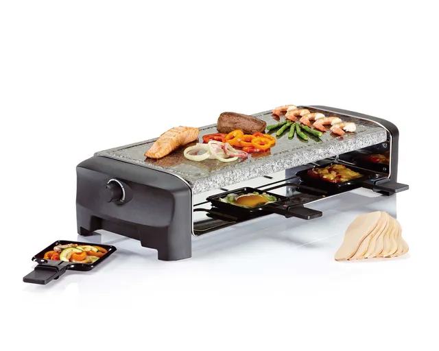 koenig-gourmet-raclette-grill-8-personen-mit-steinplatte image 1