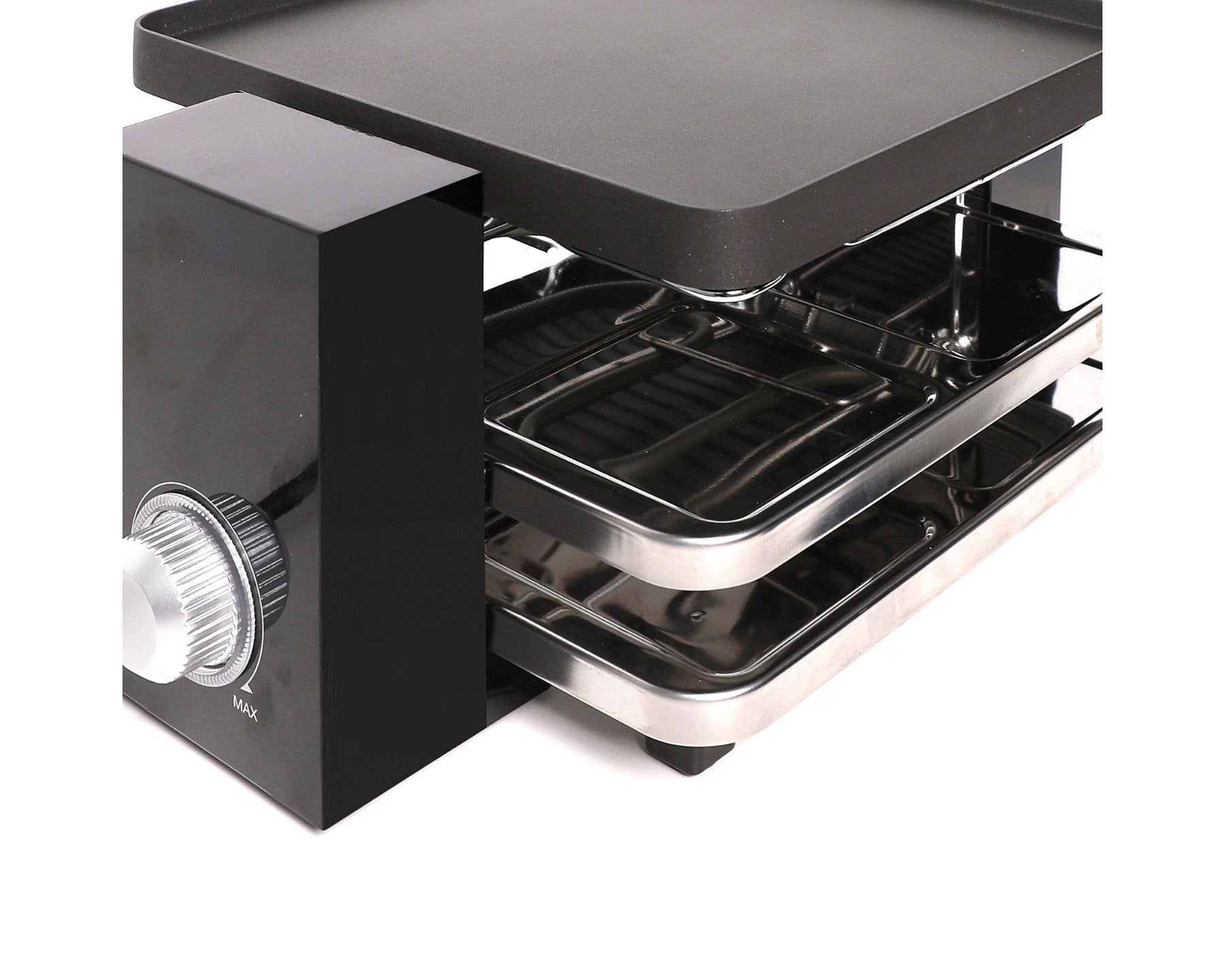 koenig-piano-noir-8-raclette-grill-8-personen-schwarz-wendbar image 3