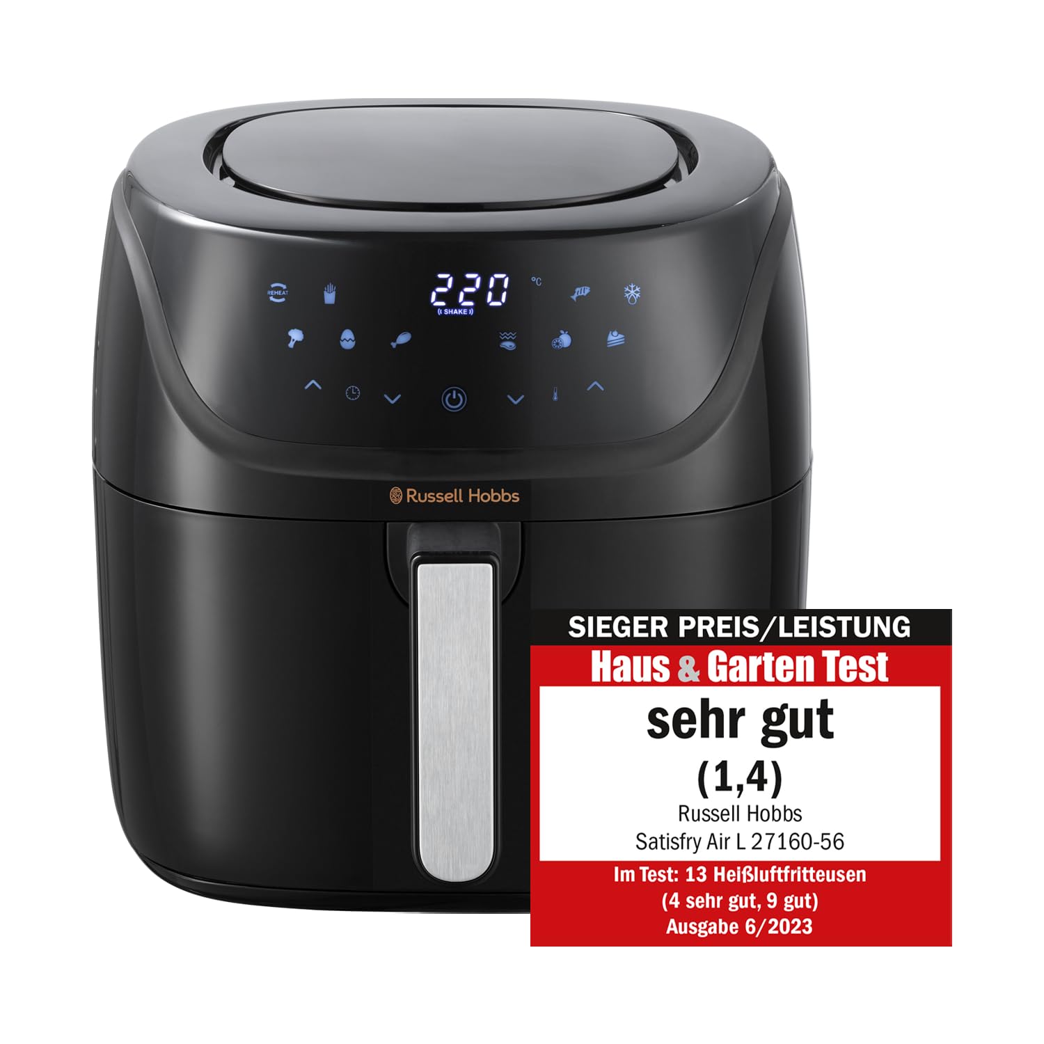 russell-hobbs-satisfry-hei-luftfritteuse-4l-10-programme image 1