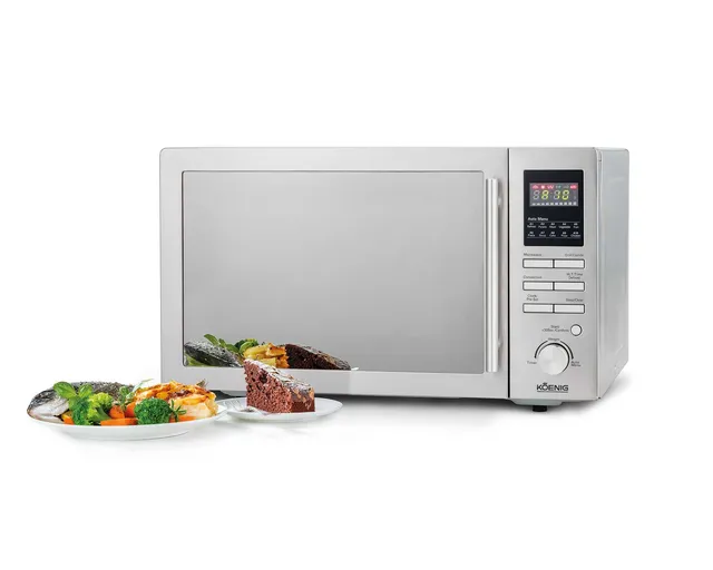 koenig-elegance-3-in-1-mikrowelle-25-l-mit-grill-heissluft image 1