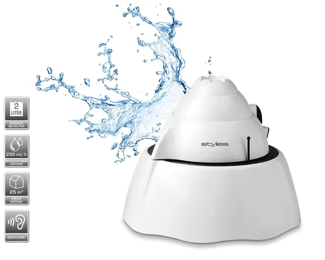 koenig-alassio-atria-luftbefeuchter-2-liter-250-ml-h image 1