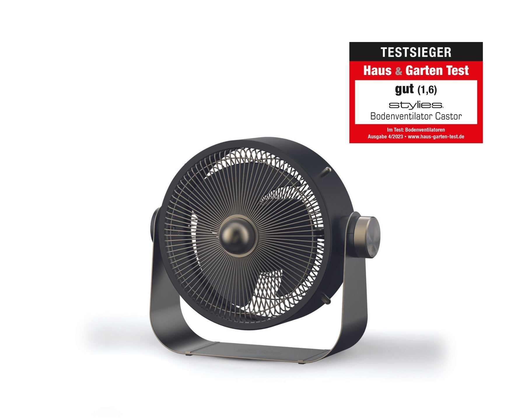koenig-alassio-castor-bodenventilator-anthrazit-metall-leise image 1