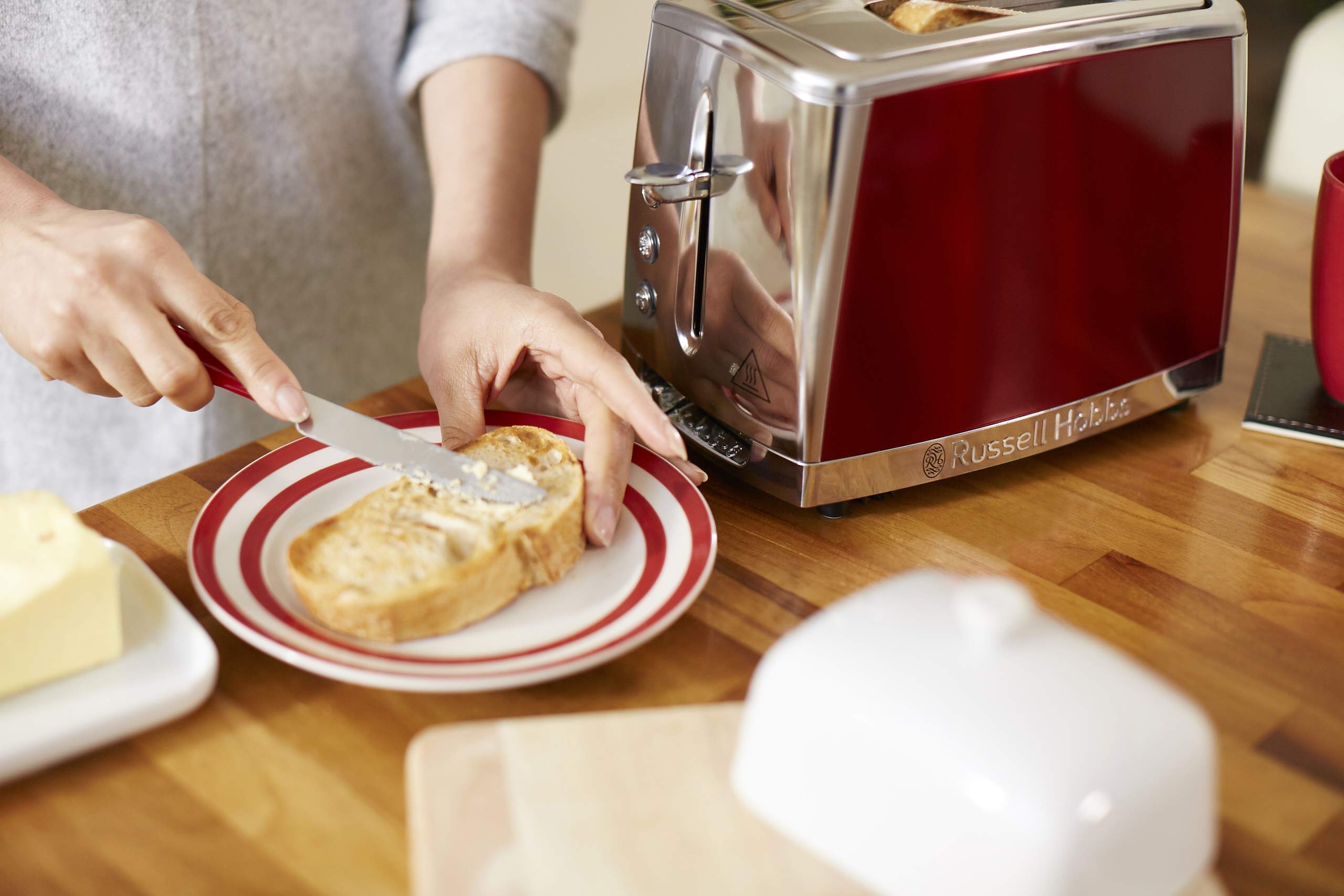 russell-hobbs-luna-toaster-2-scheiben-rot-23220-56 image 8
