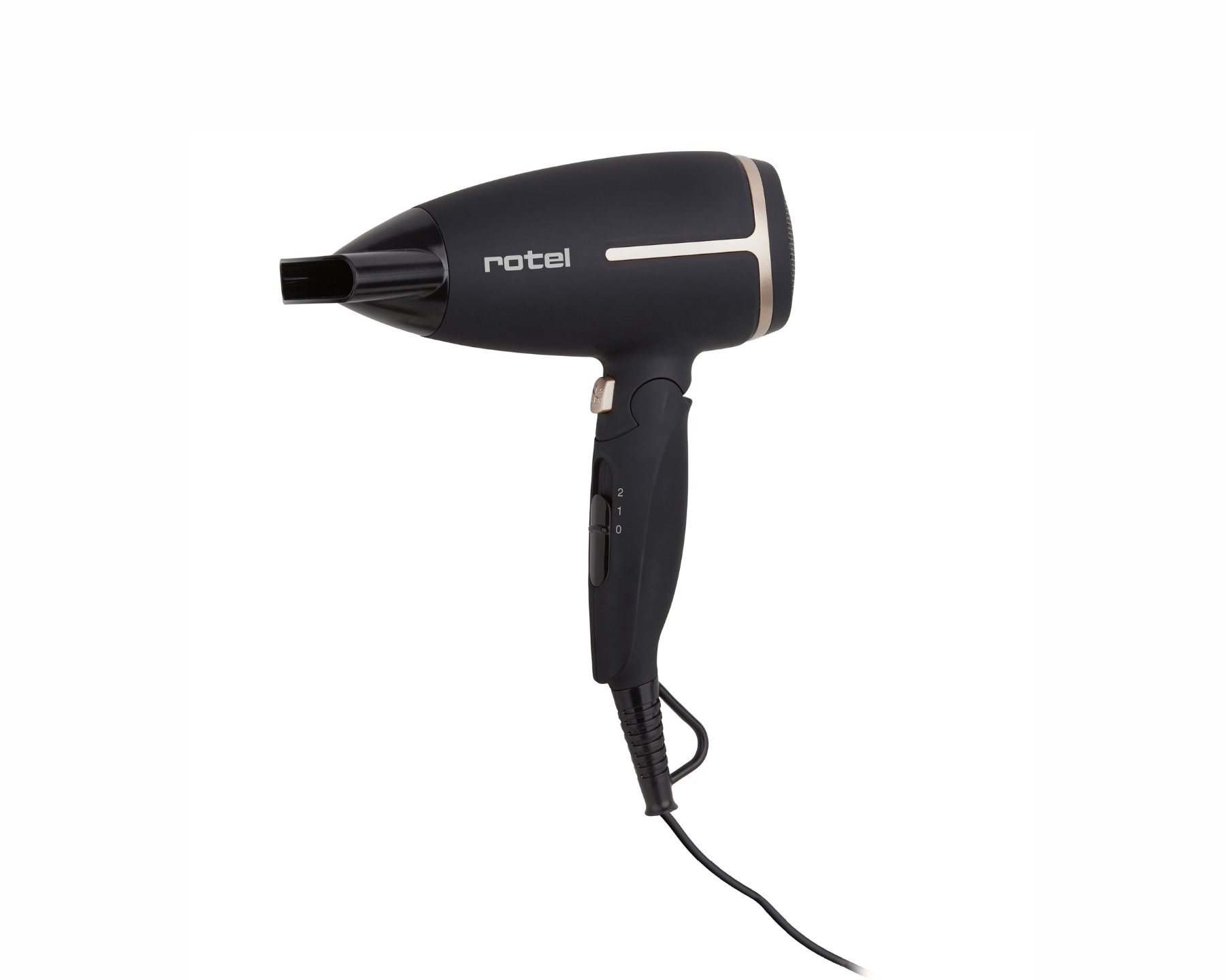 koenig-elegance-reise-haartrockner-1800w-schwarz image 1
