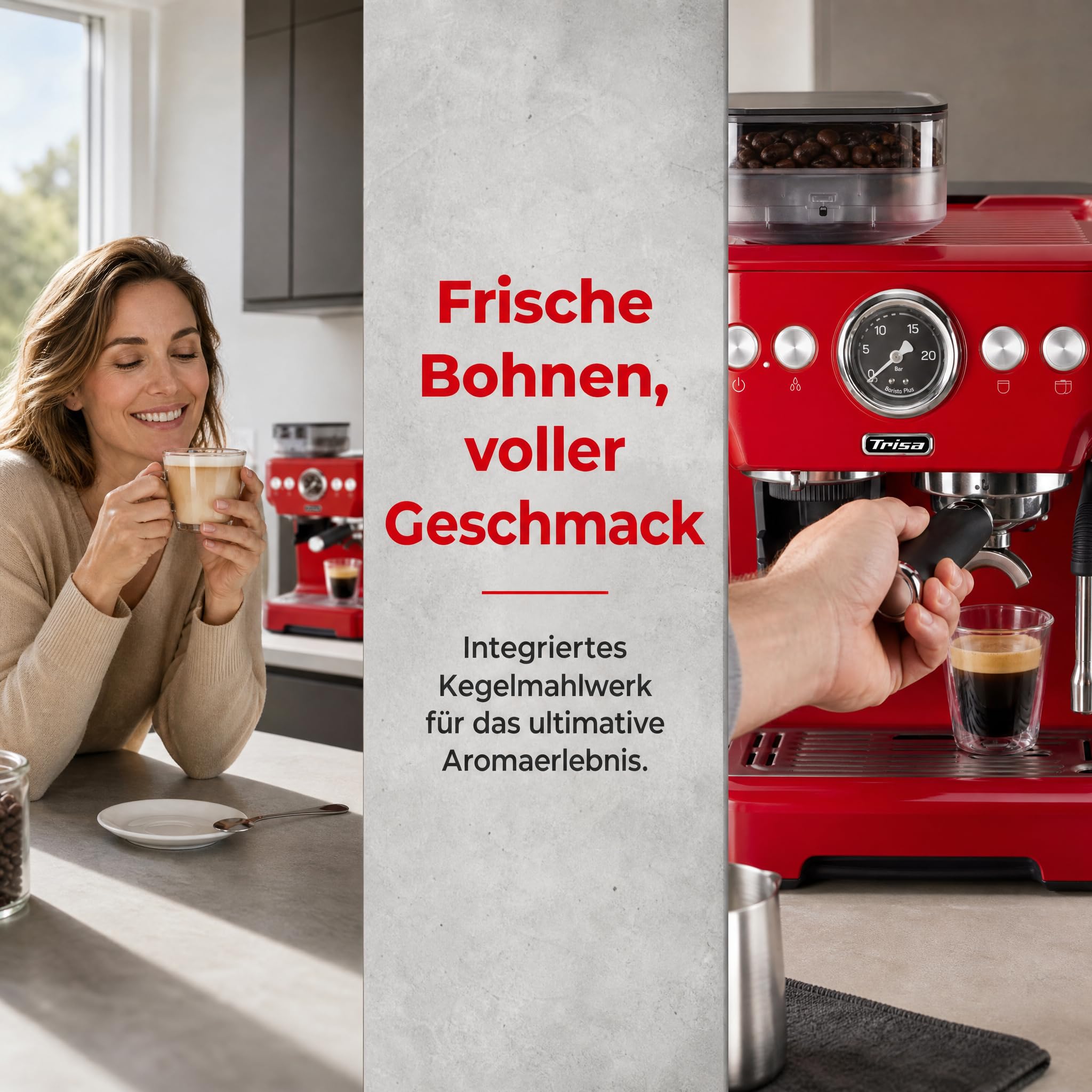 trisa-barista-plus-siebtr-germaschine-mit-mahlwerk-rot-20-bar image 3