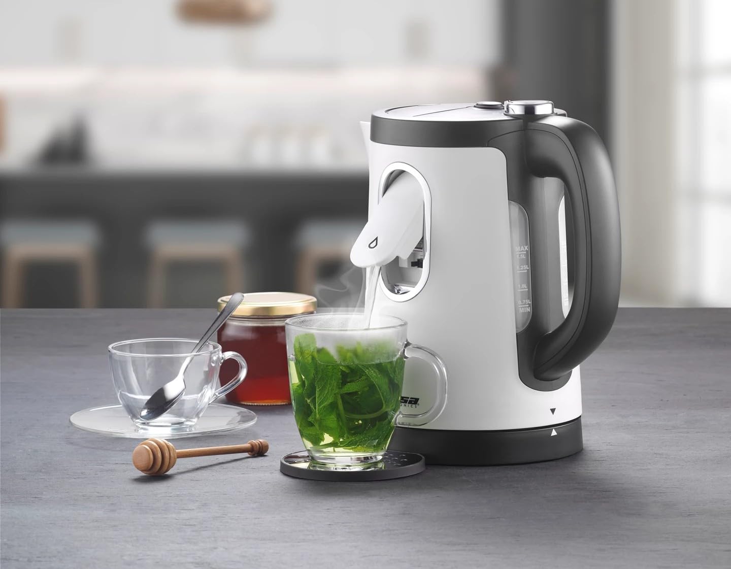 trisa-2-in-1-perfect-cup-wasserkocher-1-5l-wei-schwarz image 2