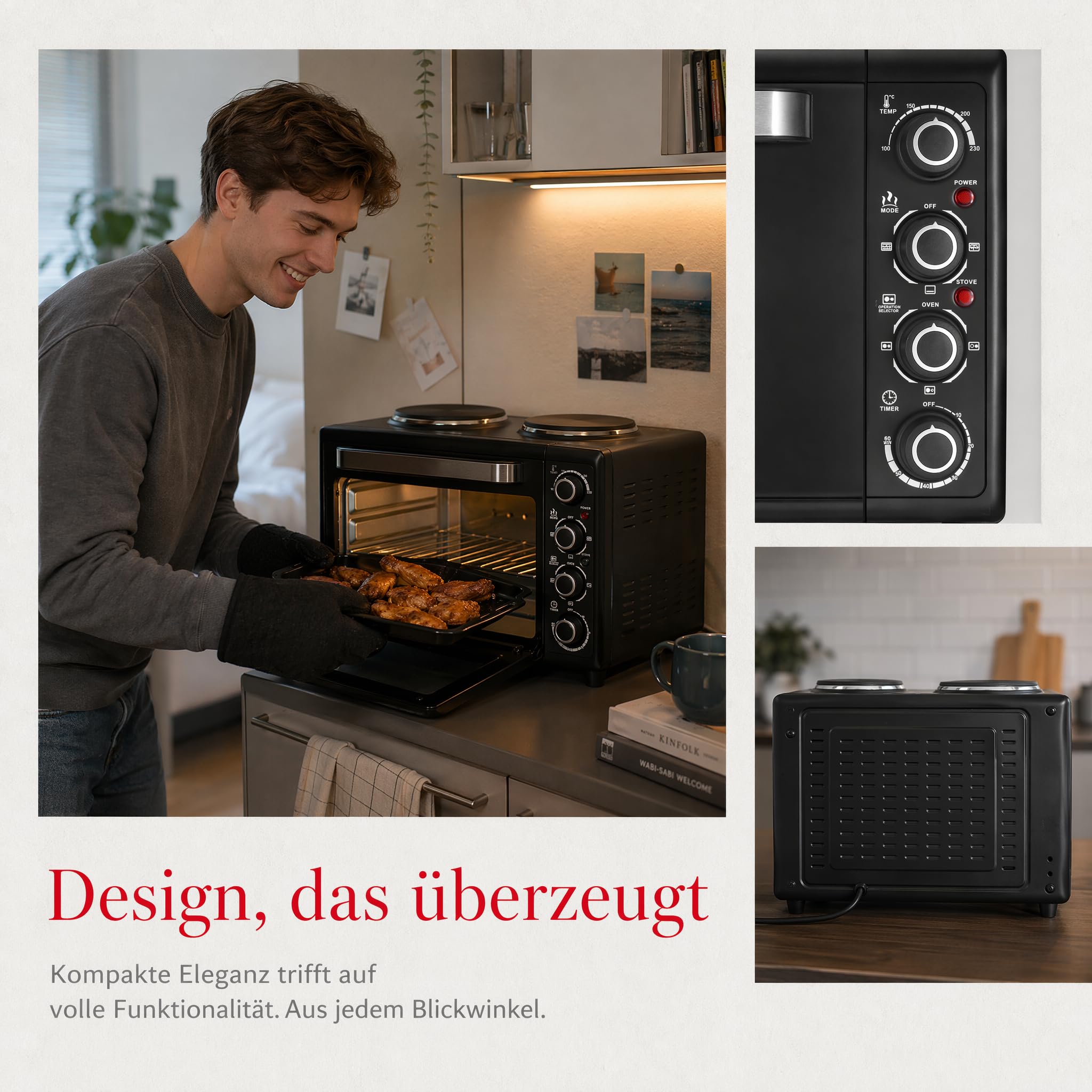 trisa-pizza-mio-minibackofen-30l-mit-kochplatten image 4