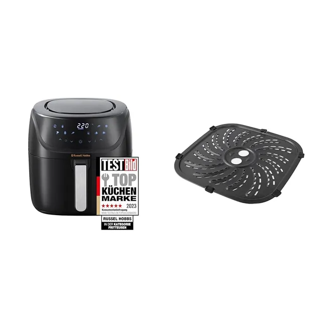 russell-hobbs-satisfry-27160-56-hei-luftfritteuse-4l-set-grillplatte image 1