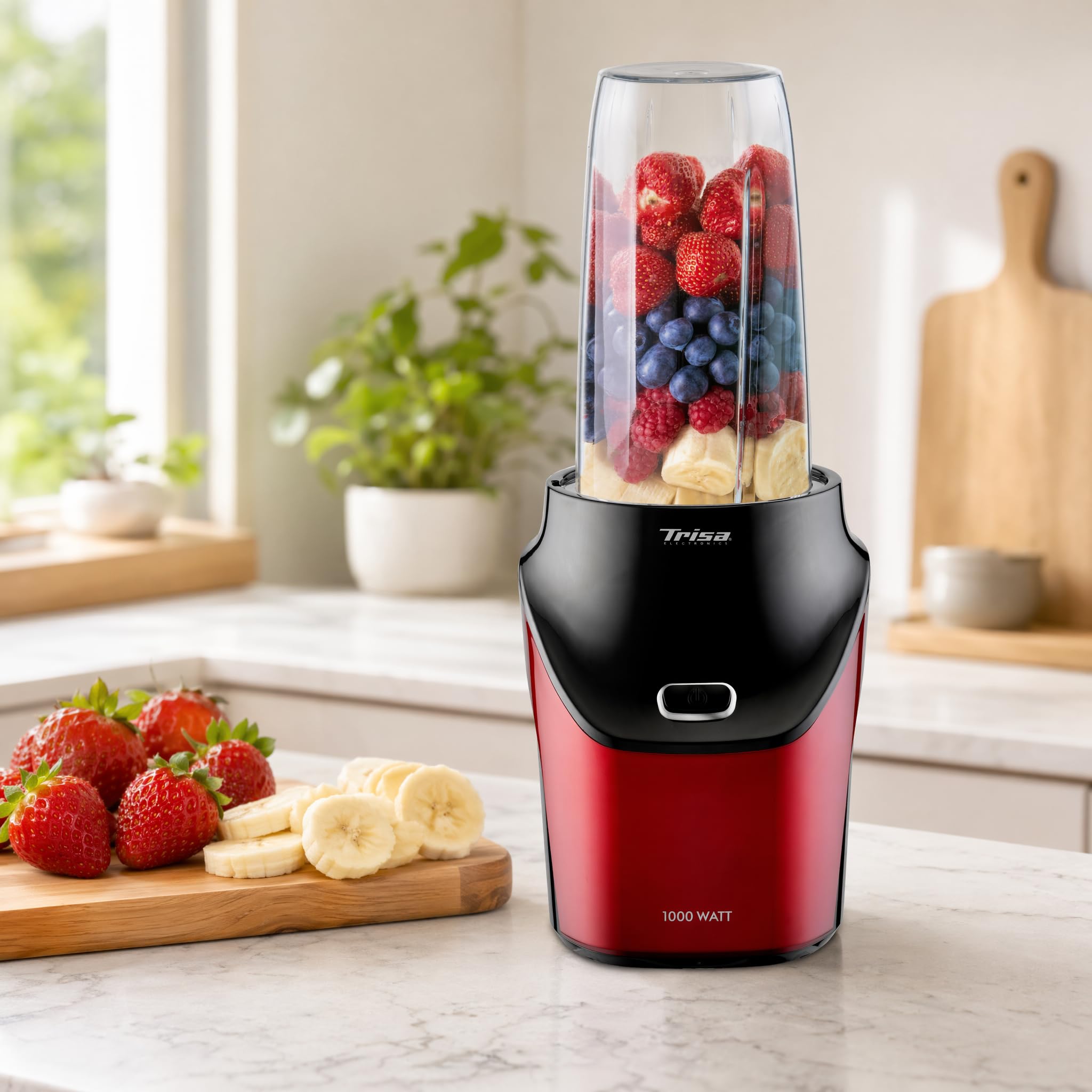trisa-energy-boost-smoothie-maker-1000w-rot-2-becher image 2