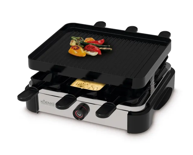 koenig-gourmet-raclette-grill-pro-6-personen-950w image 1