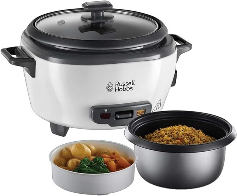 russell-hobbs-cook-home-reiskocher-0-4l-mini-mit-dampfgarer image 5