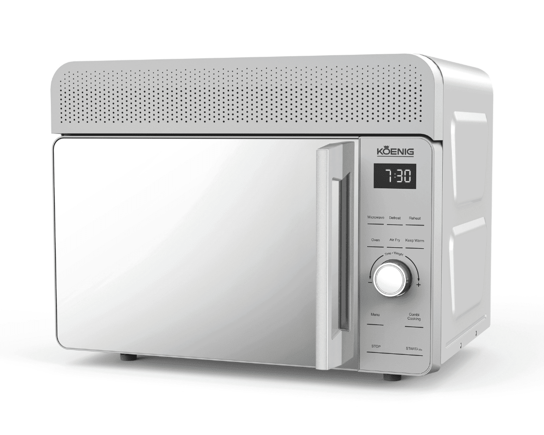 koenig-quick-pure-kombi-mikrowelle-20-l-hei-luft-grill image 1