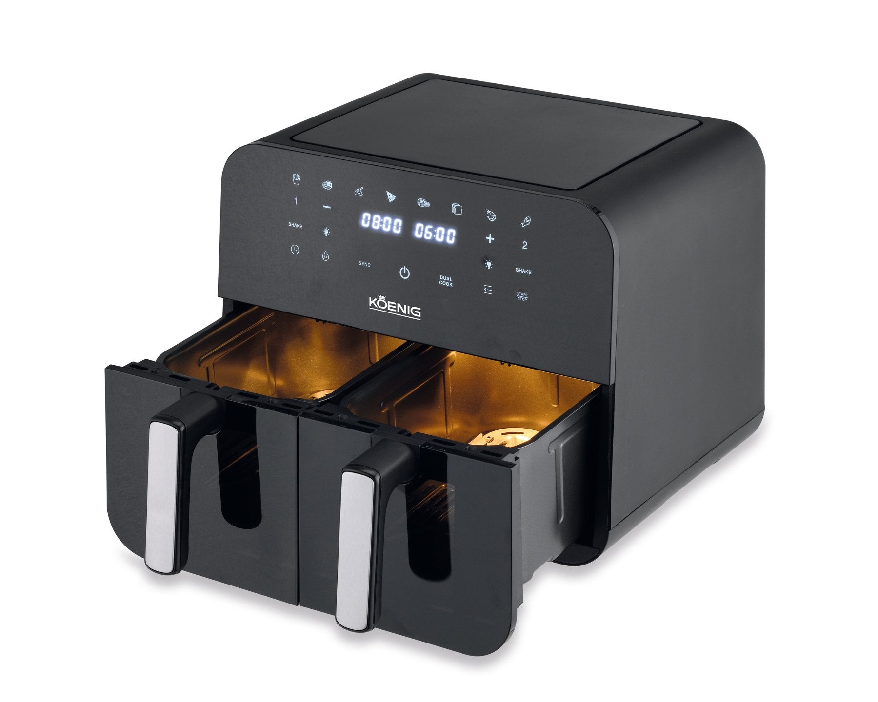 koenig-quick-pure-5-doppel-heissluftfritteuse-9-liter image 2