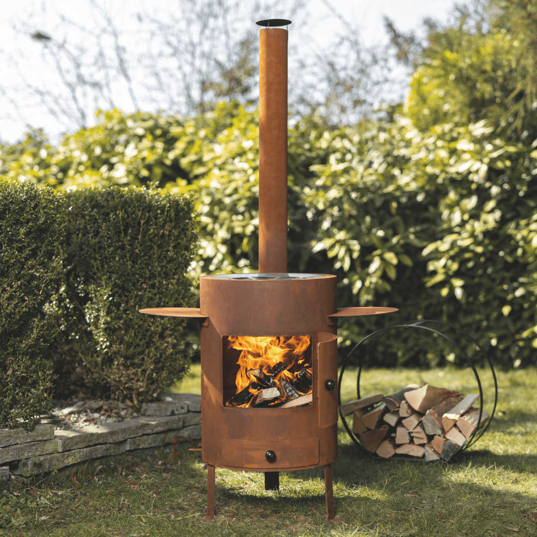 feu-du-jardin-deluxe-outdoor-ofen-rost-optik-10-liter image 2