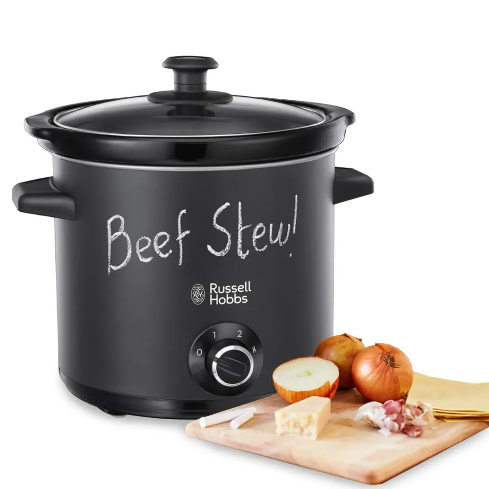 russell-hobbs-maxicook-slow-cooker-3-5l-chalkboard-200w image 1