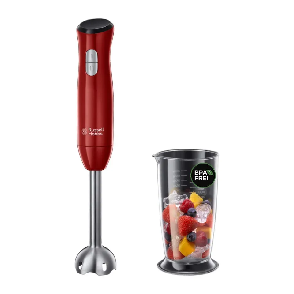 russell-hobbs-desire-stabmixer-rot-500-w-mit-700-ml-becher image 1