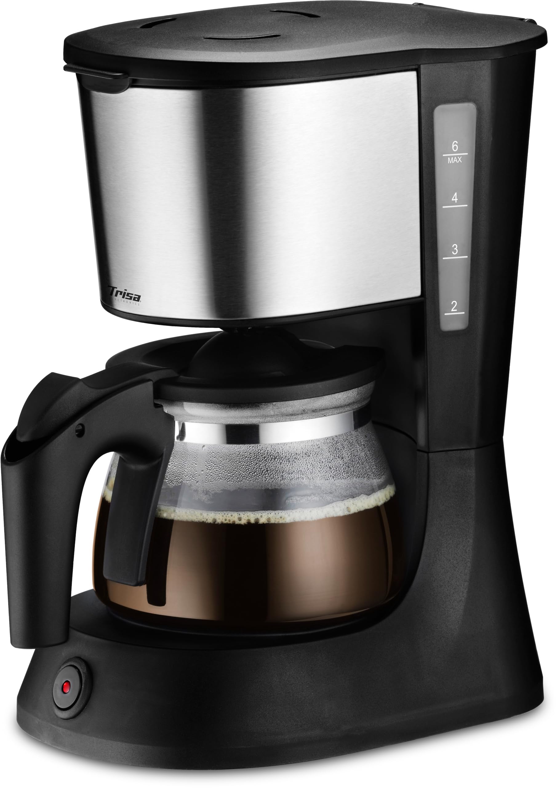 trisa-perfect-coffee-6-filterkaffeemaschine-0-75l-schwarz-glas image 1