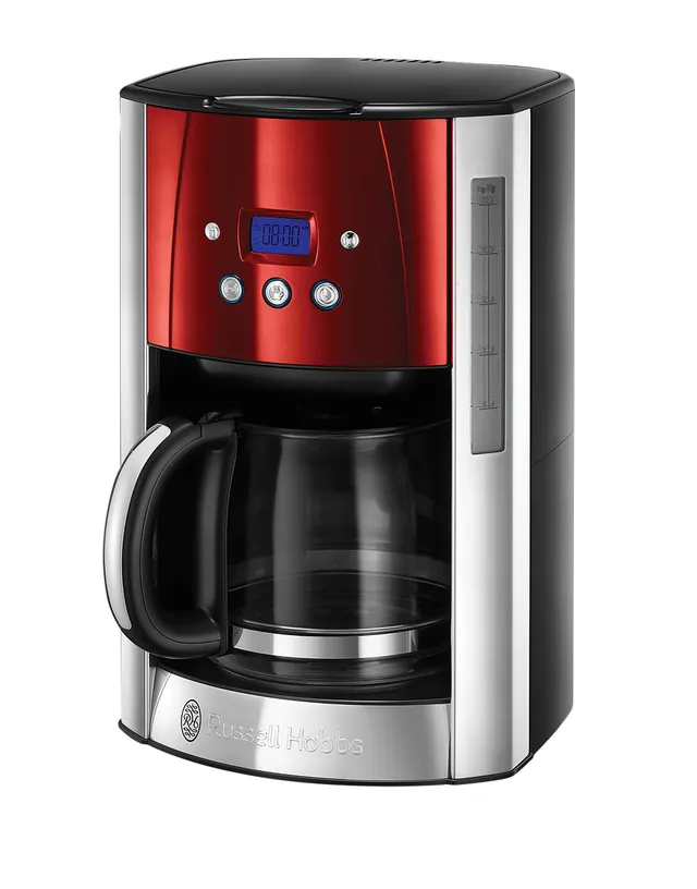 russell-hobbs-luna-filterkaffeemaschine-rot-1-5-l-mit-timer image 1