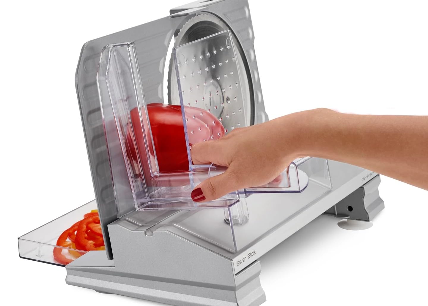 trisa-pizza-mio-silver-slice-allesschneider-190mm-150w image 6