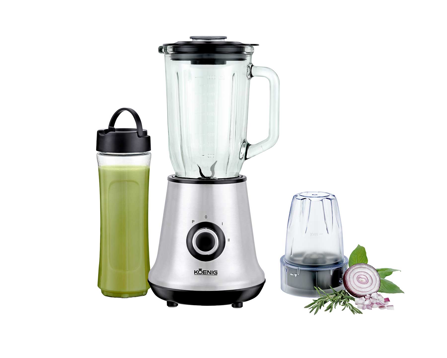koenig-steel-line-kompaktmixer-set-450w-mit-to-go-becher image 2