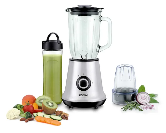 koenig-steel-line-kompaktmixer-set-450w-mit-to-go-becher image 1
