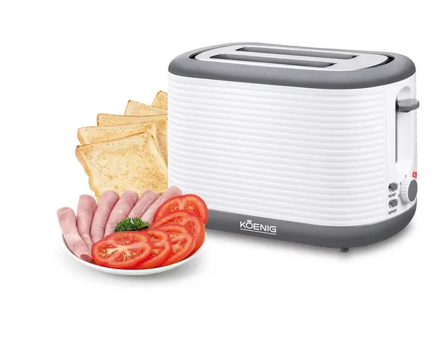 koenig-stripes-toaster-edelstahl-2-scheiben-auftauen image 1