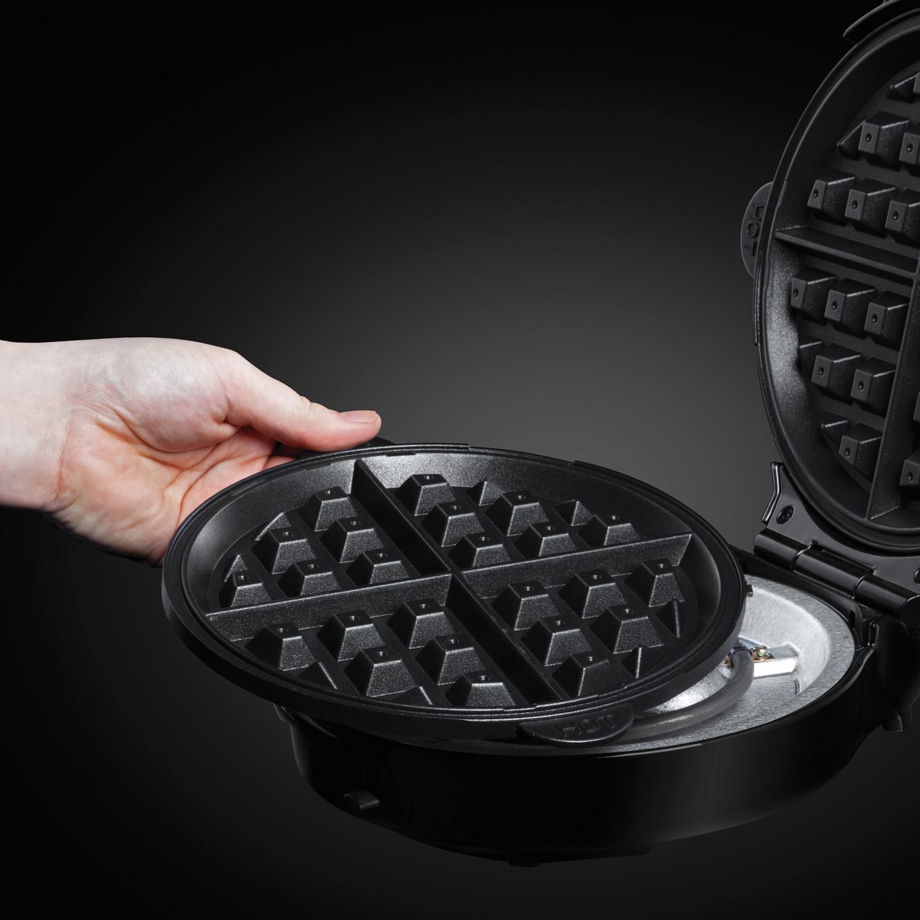 russell-hobbs-fiesta-3in1-waffeleisen-rot-900w-wechselplatten image 4