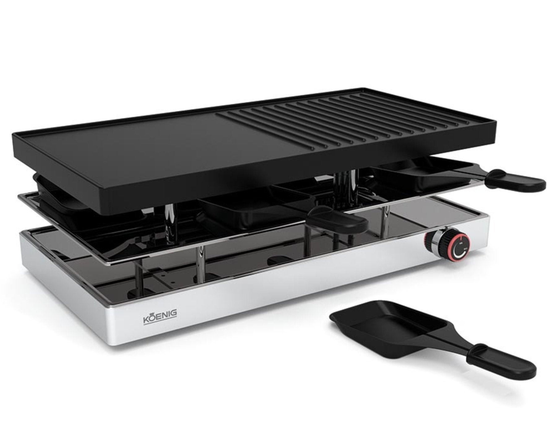 koenig-elegance-raclette-grill-8-personen-plancha image 2