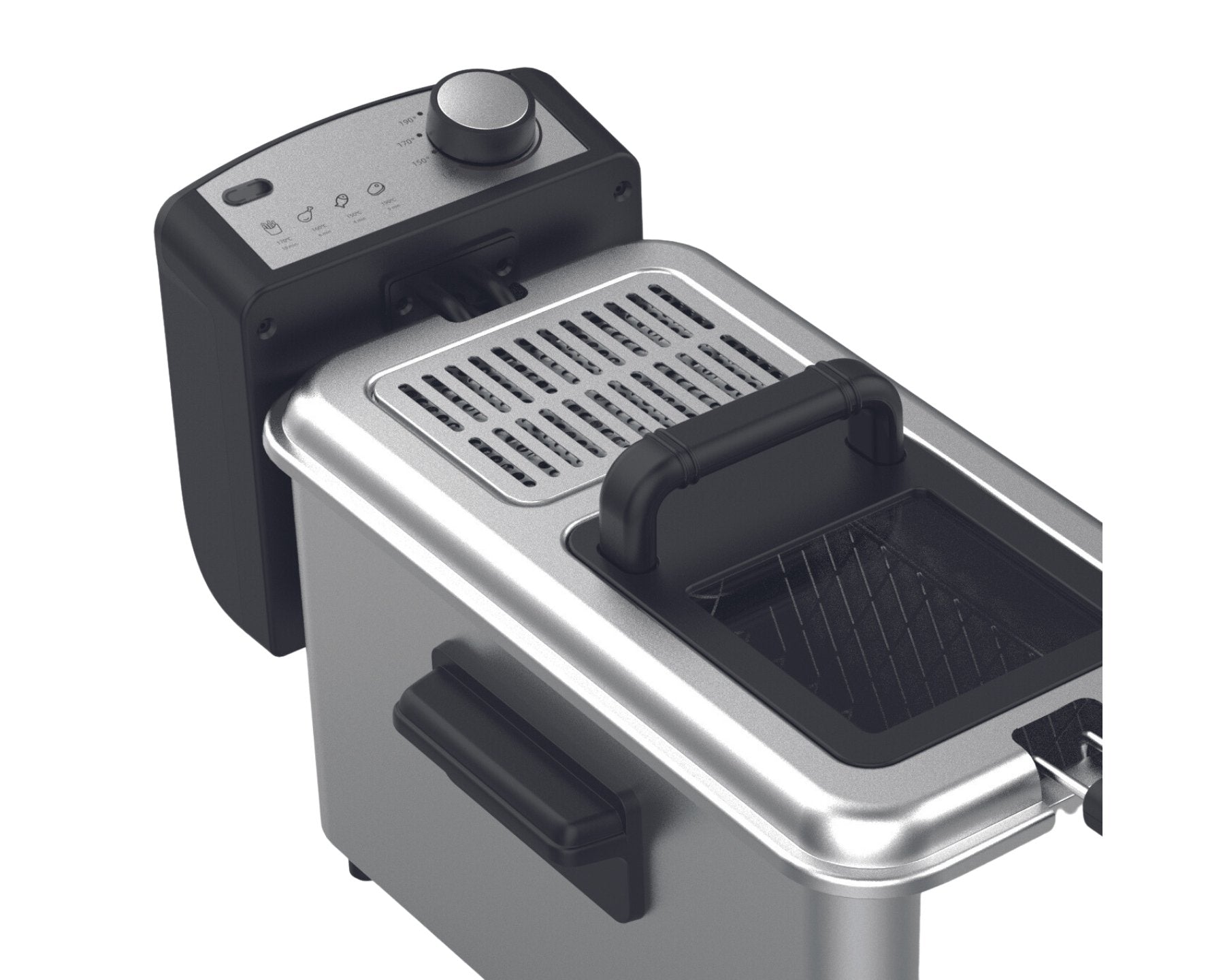 koenig-fry-fritteuse-edelstahl-3-liter-2000-w-mit-sichtfenster image 4