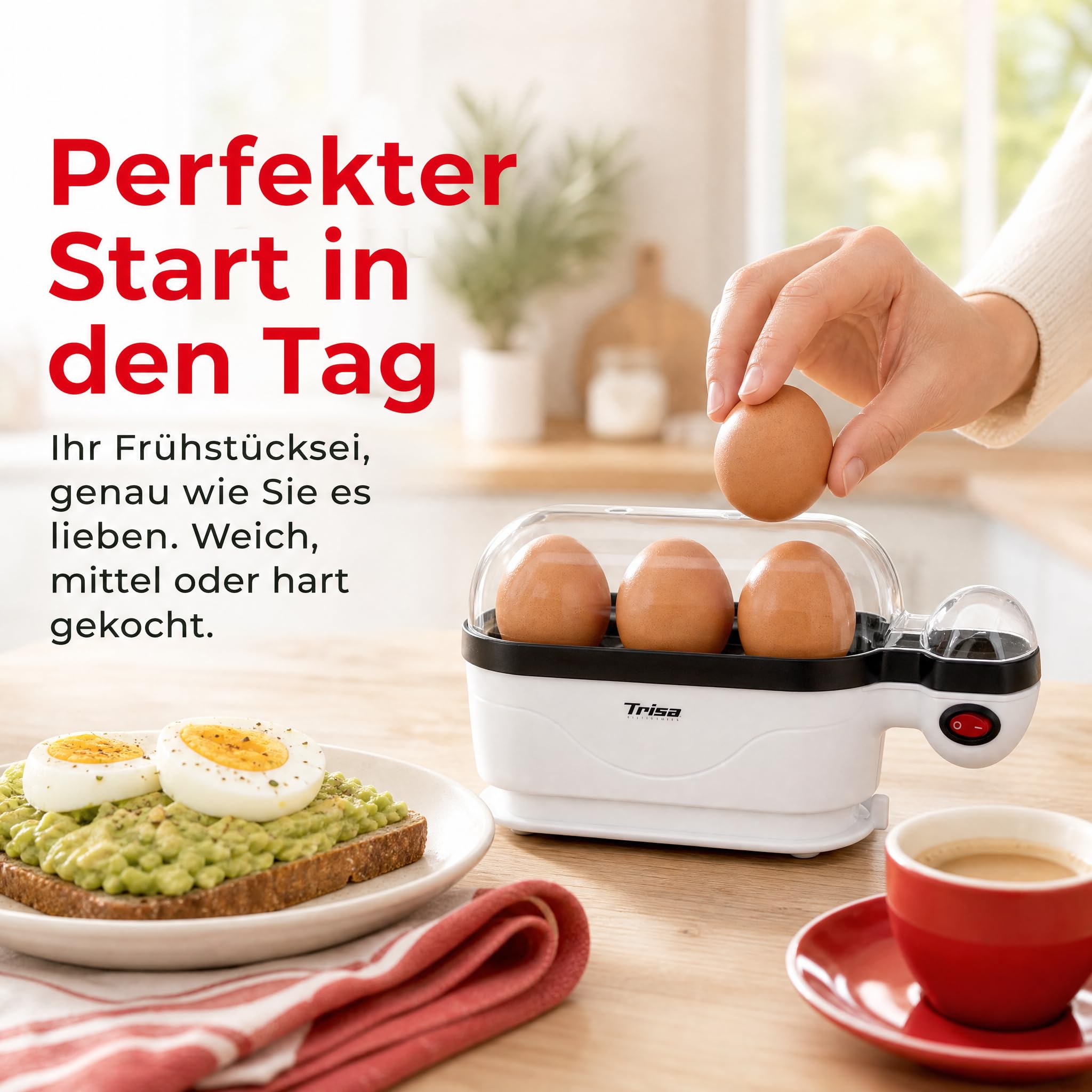 trisa-eggolino-eierkocher-3-eier-wei-slim-7-cm image 2