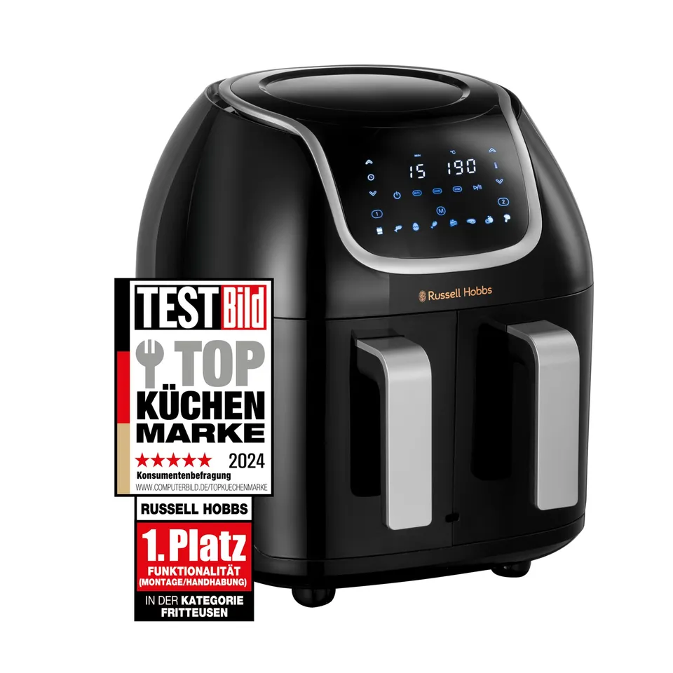 russell-hobbs-satisfry-dual-hei-luftfritteuse-8-5l-27290-56s image 1