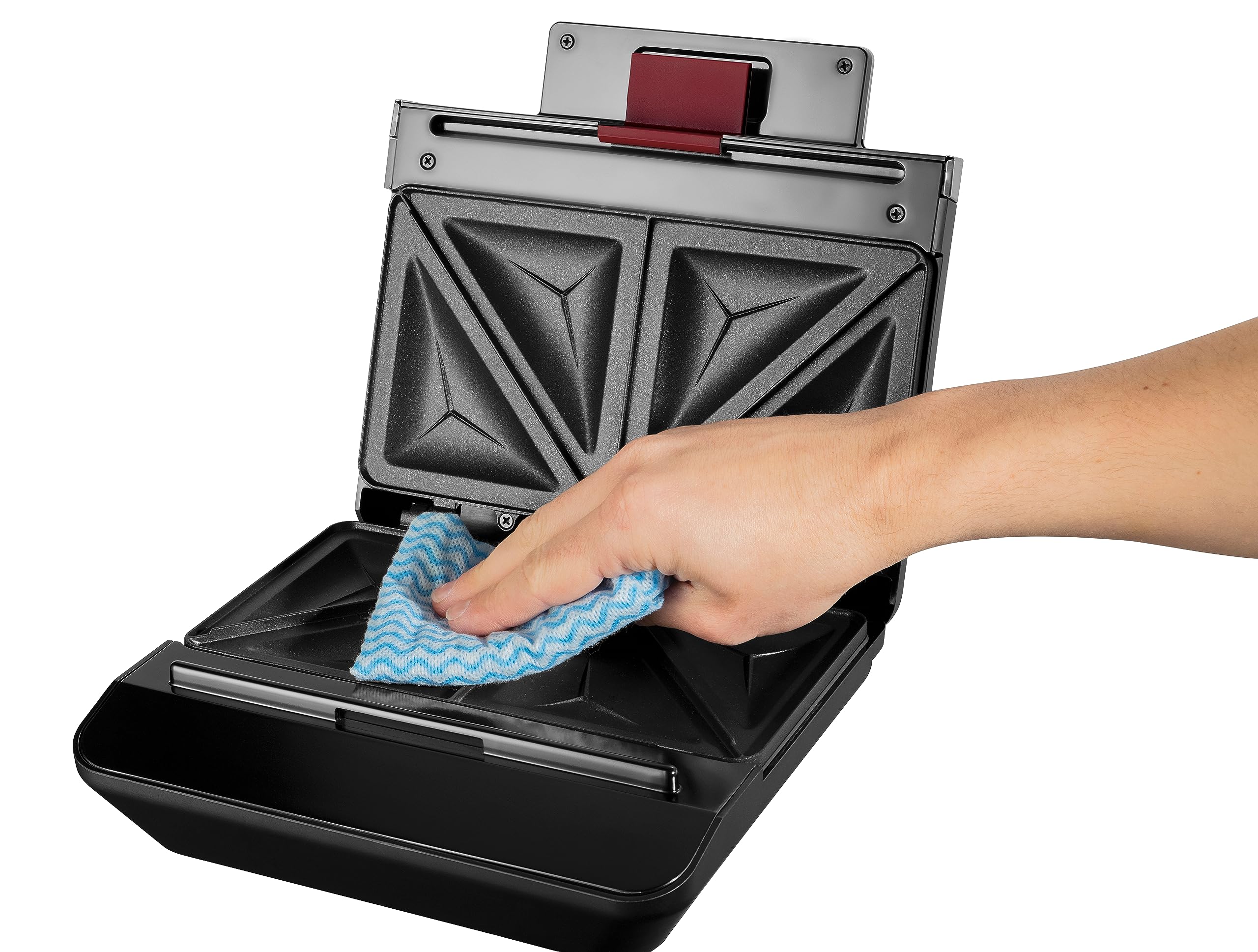 russell-hobbs-fiesta-sandwichmaker-schwarz-neu-antihaft image 6