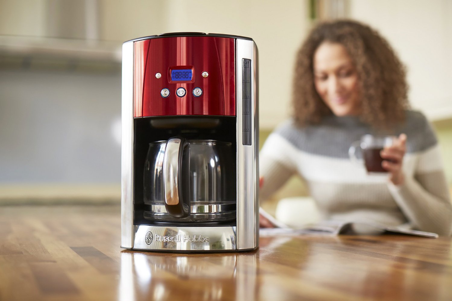 russell-hobbs-luna-filterkaffeemaschine-rot-1-5-l-mit-timer image 6