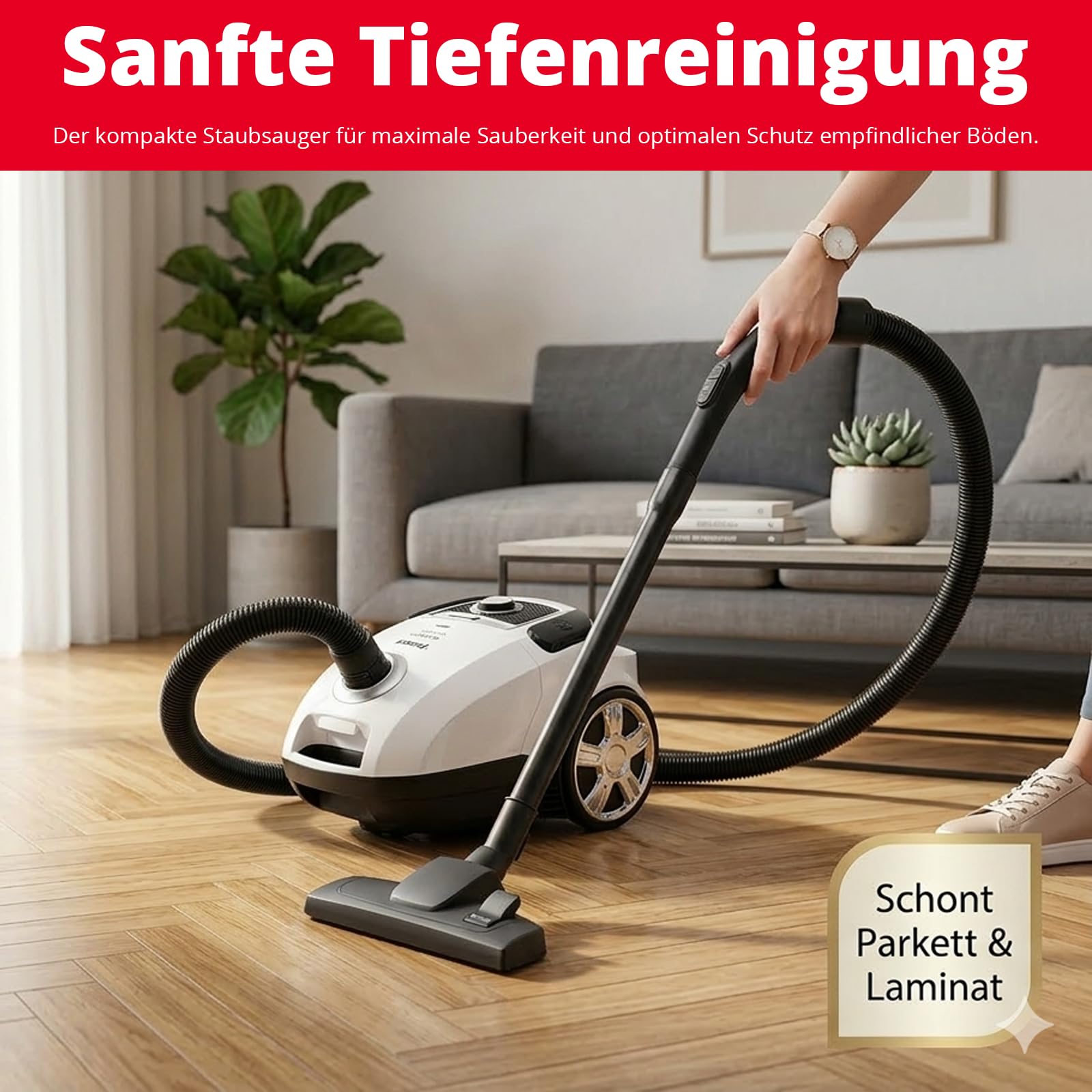 trisa-classic-clean-t6601-staubsauger-mit-beutel-hepa image 2