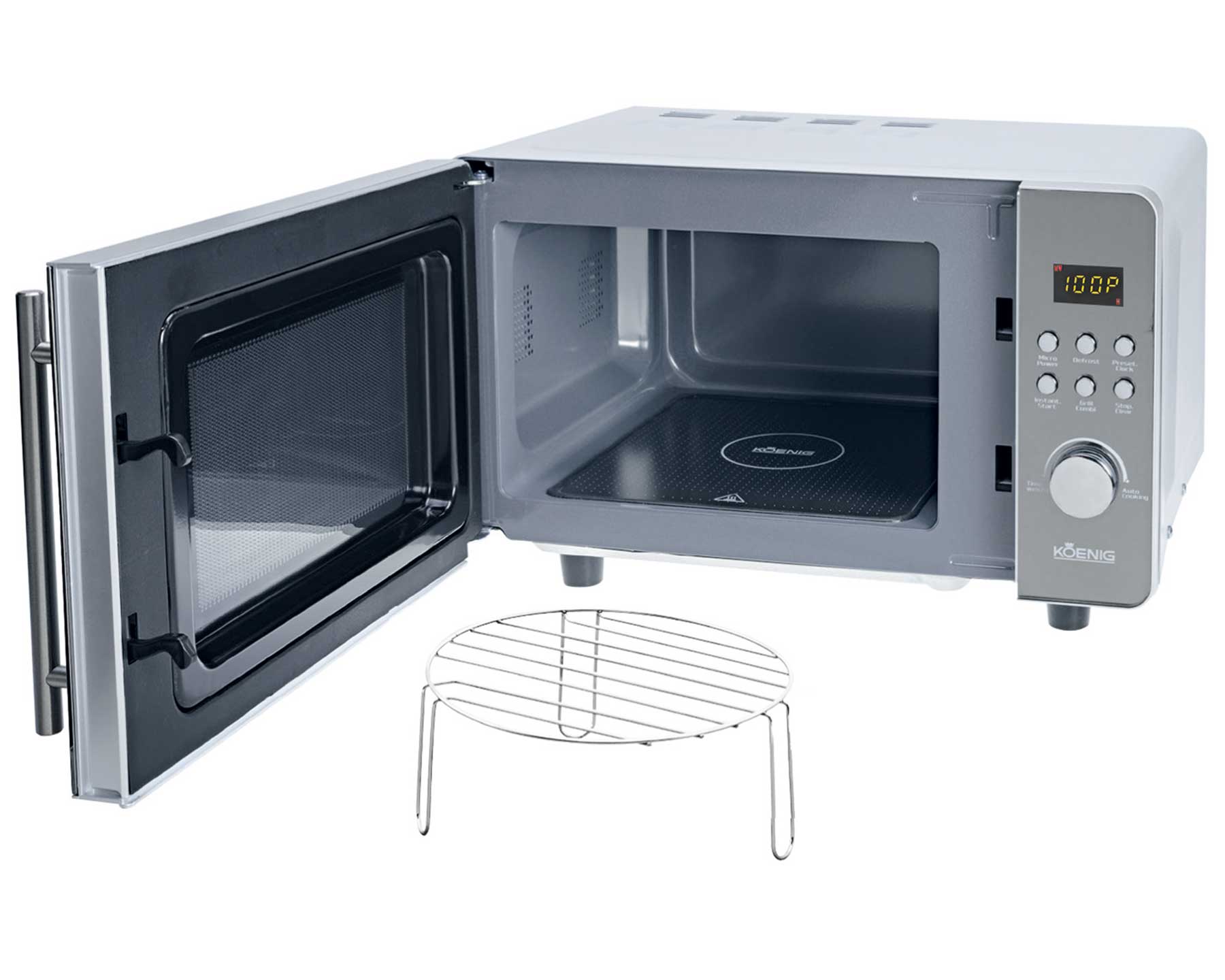 koenig-elegance-rotary-wave-mikrowelle-mit-grill-20-liter image 3