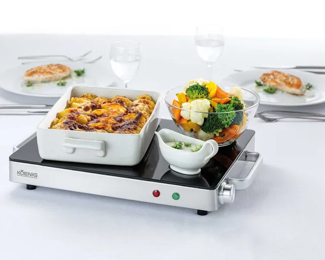 koenig-dinner-for-warmhalteplatte-kabellos-glas-130-c image 1