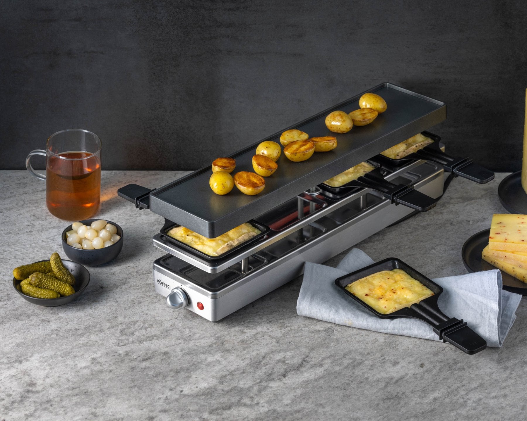 koenig-4-and-more-raclette-grill-4-personen-erweiterbar image 2