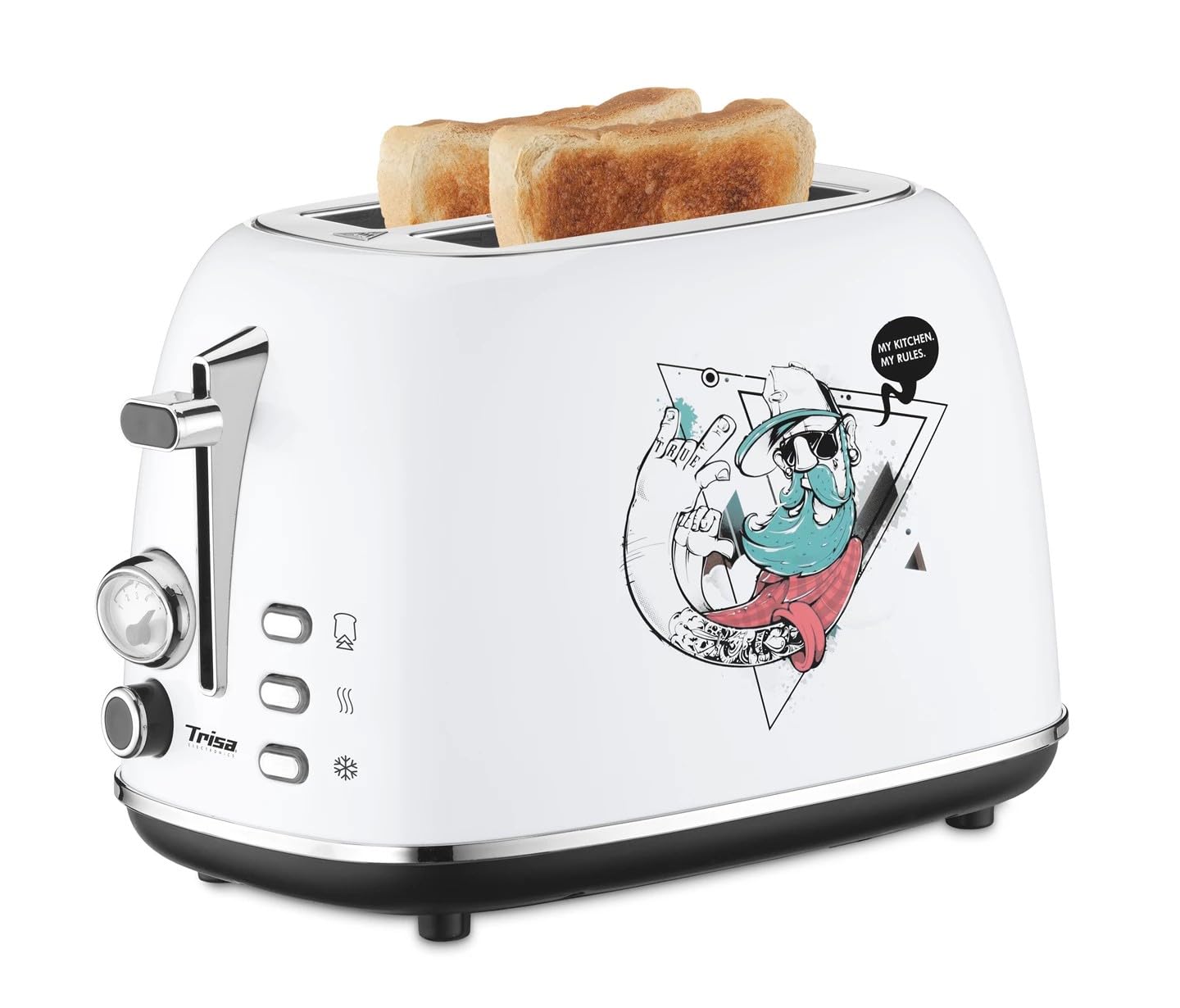 trisa-good-vibes-toaster-2-scheiben-rosa-800w-graffiti image 6