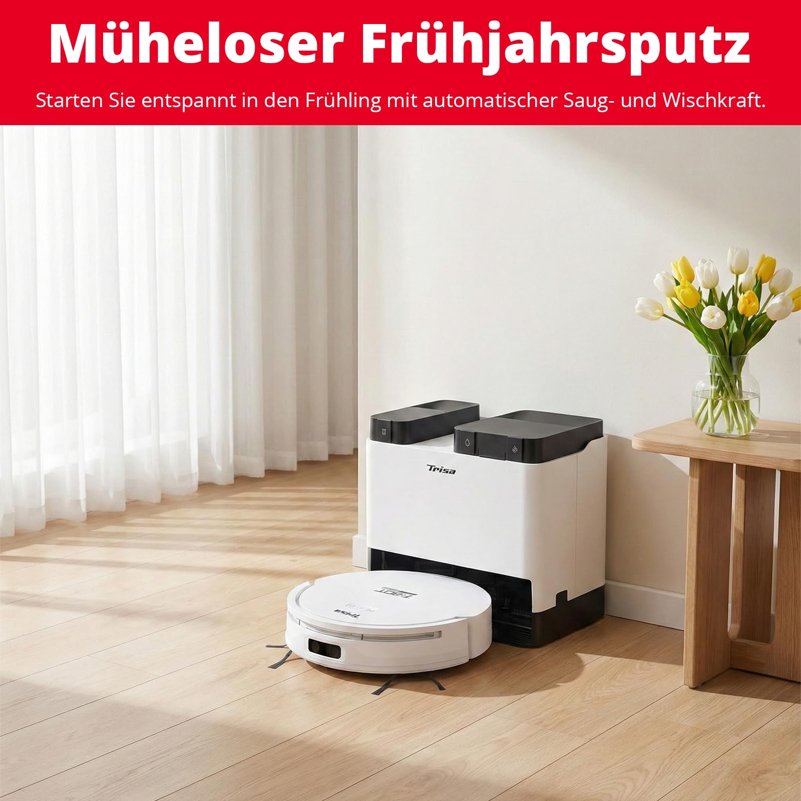 trisa-t-bot-plus-5000-saugroboter-mit-wischfunktion-5000-pa image 2