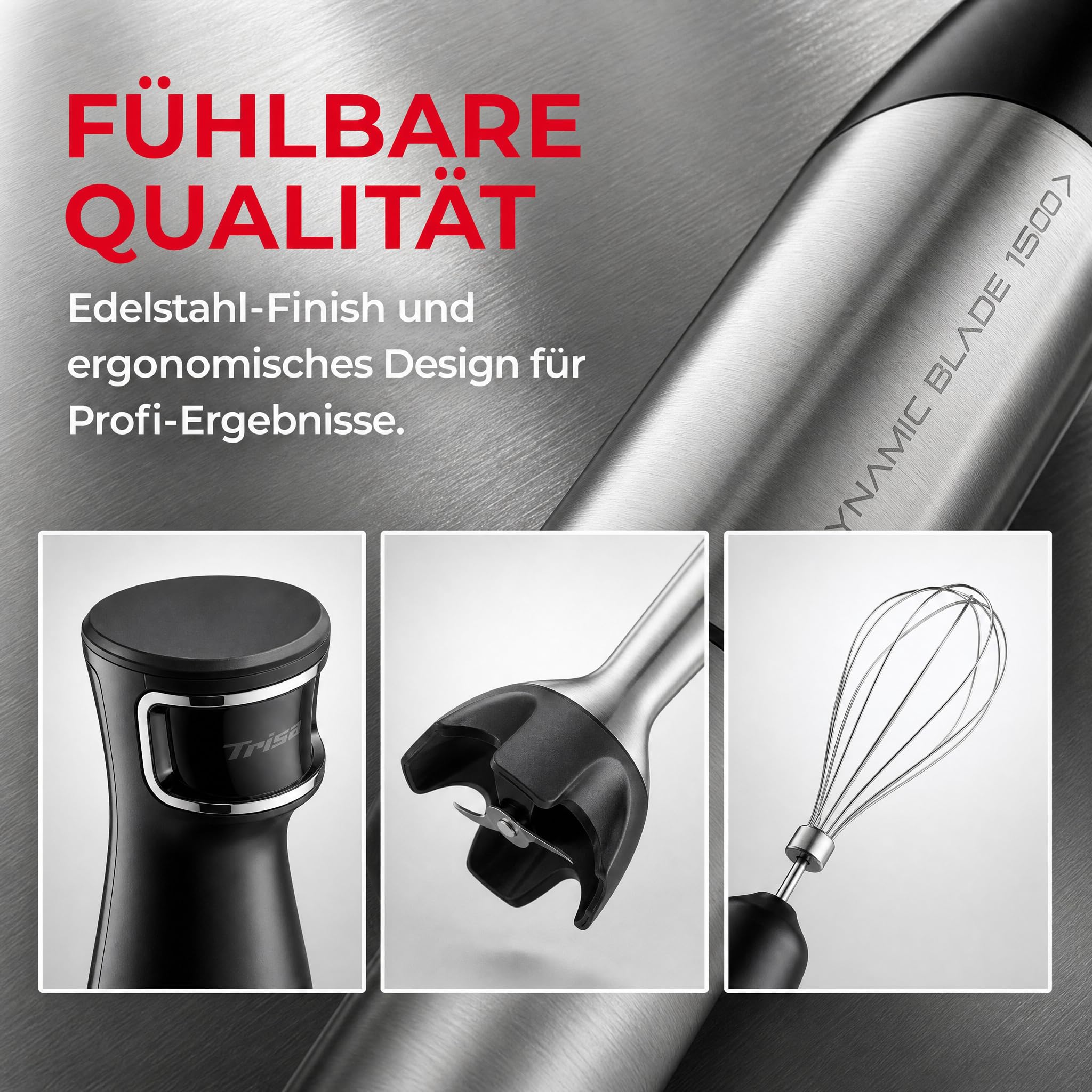 trisa-dynamic-blade-stabmixer-set-1500w-4-in-1-edelstahl image 5