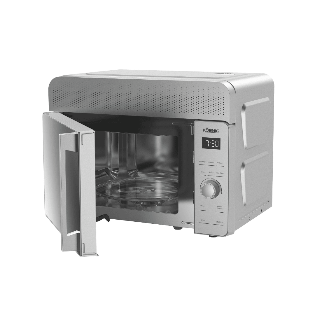 koenig-quick-pure-kombi-mikrowelle-heissluftfritteuse-20-l-grill image 3