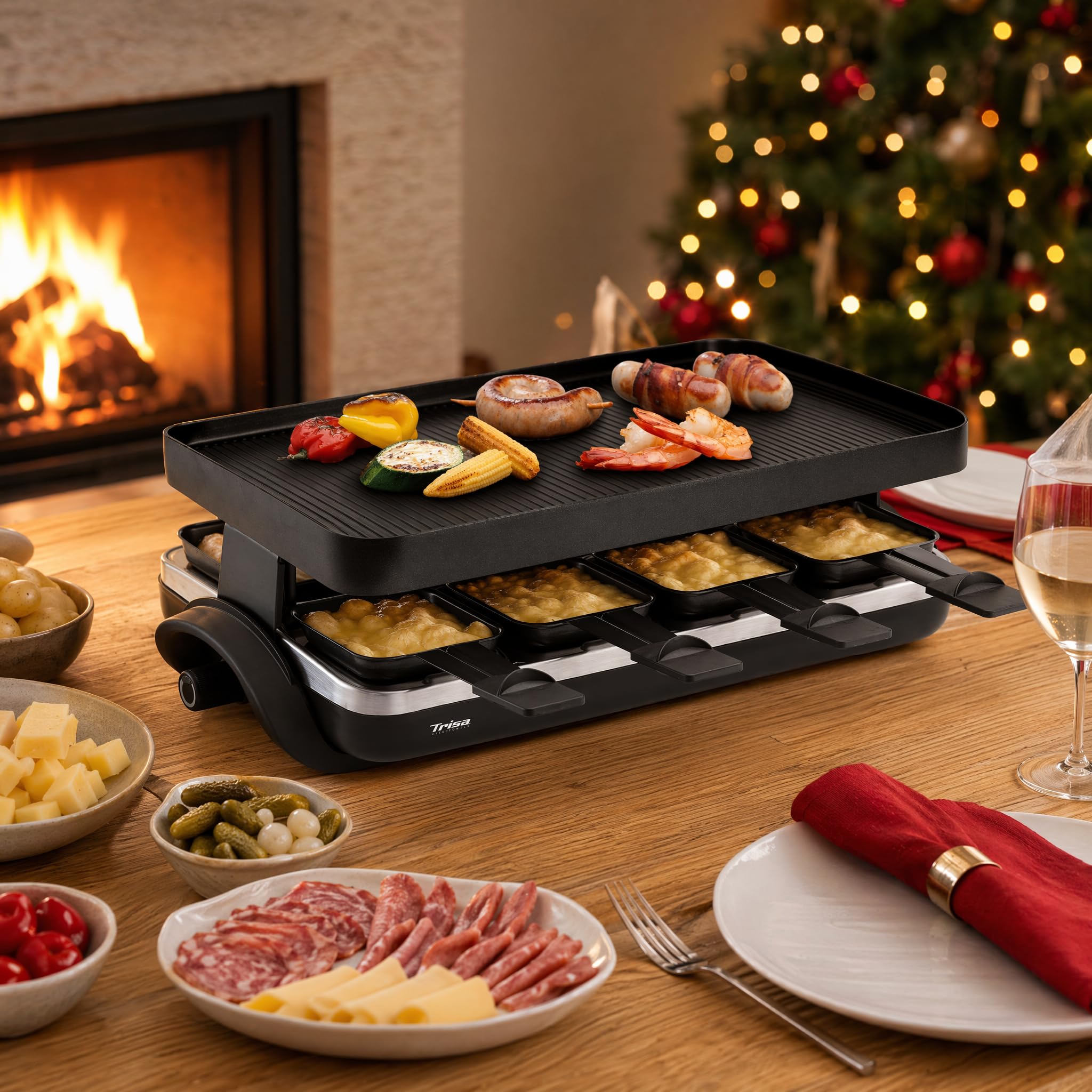 trisa-supreme-8-raclette-grill-8-personen-1500w-guss image 2