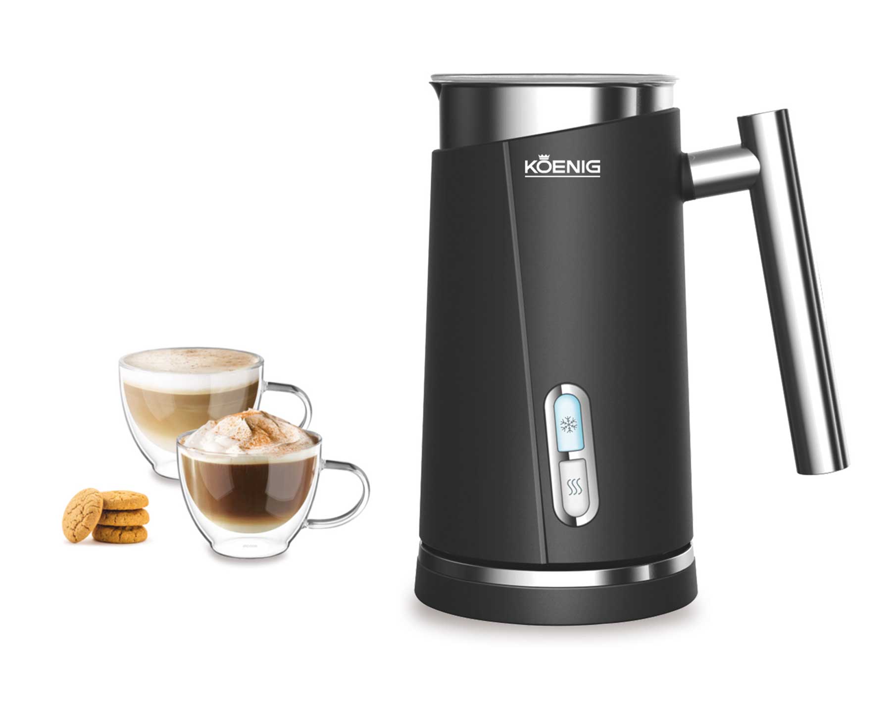 koenig-finessa-milchsch-umer-schwarz-edelstahl-300-ml image 2
