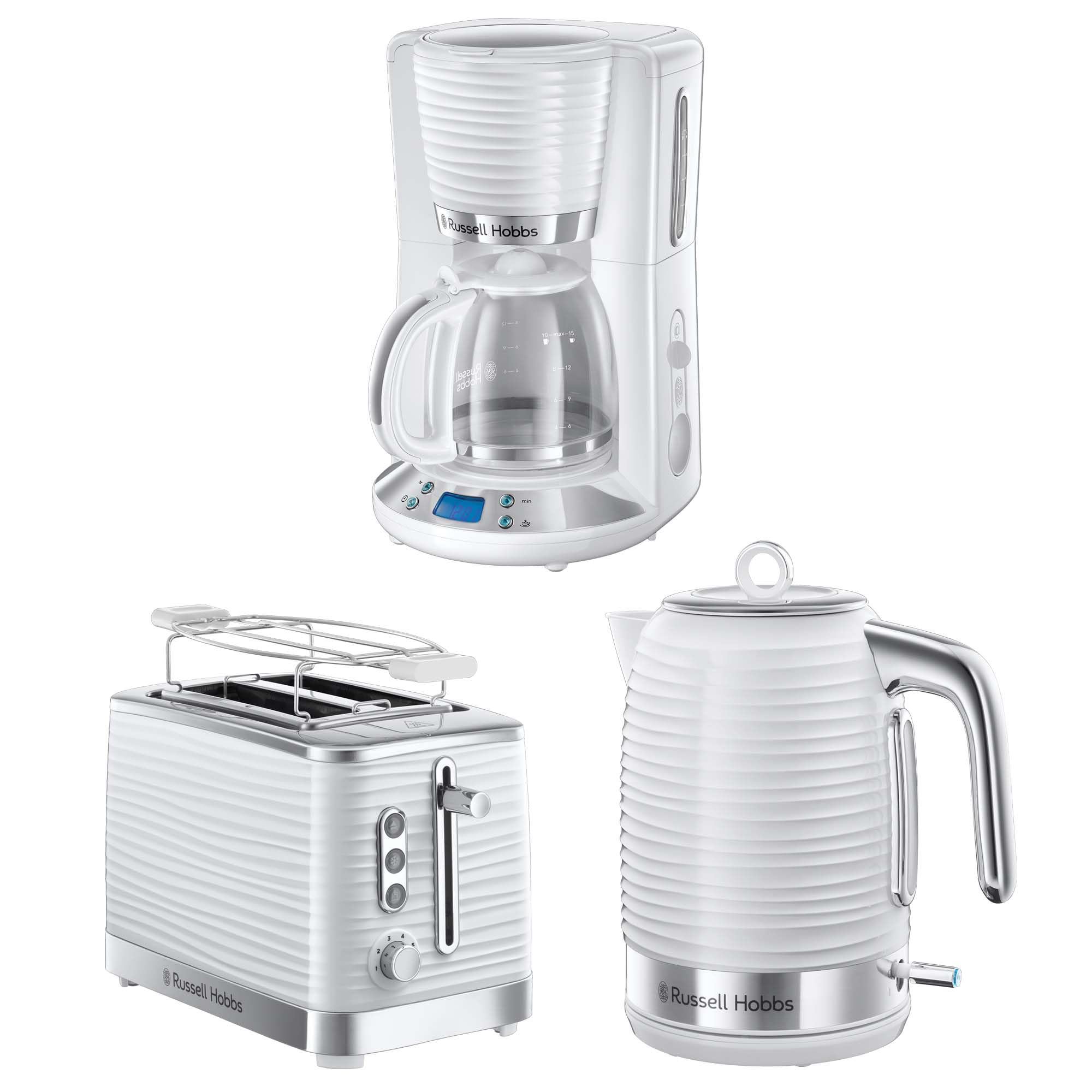 russell-hobbs-inspire-white-fr-hst-ckset-toaster-wasserkocher-kaffeemaschine image 1
