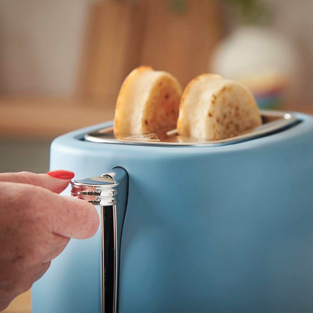 russell-hobbs-hanley-toaster-blau-2-scheiben-edelstahl-retro image 3