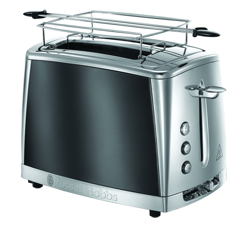 russell-hobbs-luna-toaster-2-scheiben-edelstahl-grau-1550-w image 1