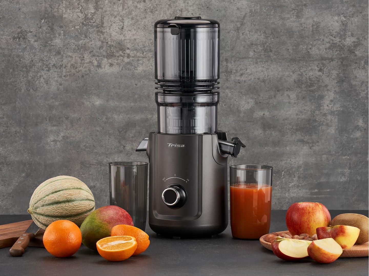 trisa-pizza-mio-slow-flow-juice-entsafter-300w-bpa-frei image 8